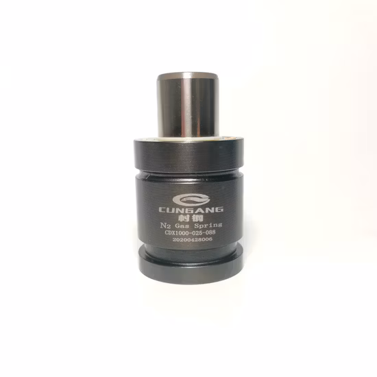 나사형 시트 장착 구멍이 있는 미스미 질소 가스 스프링 금형 액세서리용 질소 스프링