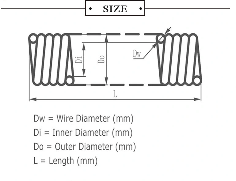 for Car Brake Low Tension Extension Spring, Galvanized Extension Spring