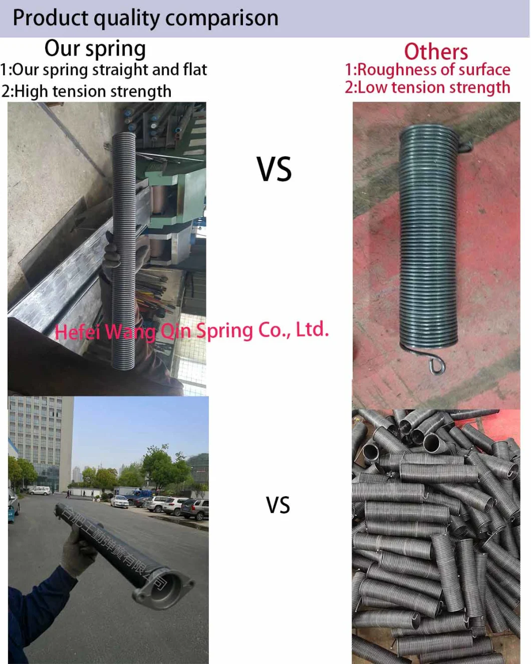 Manufacturer Professional Customized High Quality Garage Door Extension Spring